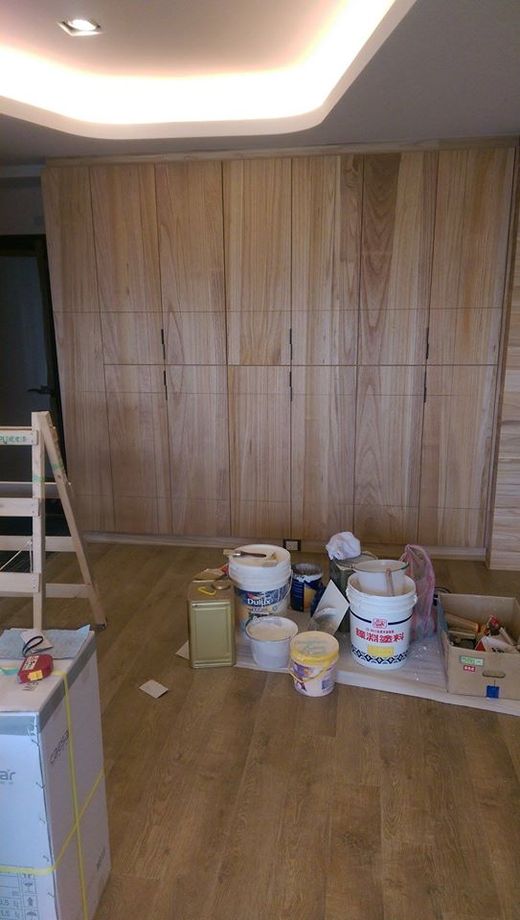台北市汀洲路完工室內油漆粉刷2